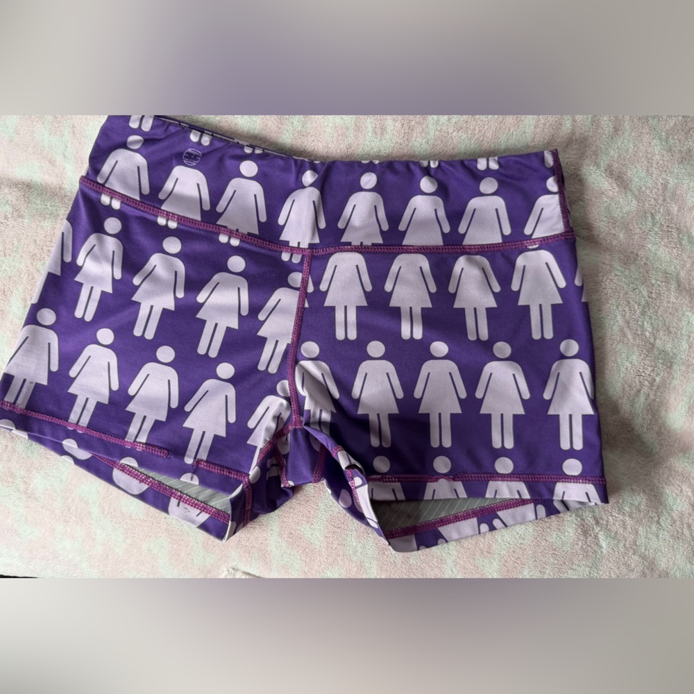 IAB Purple Lady graphic Shorts